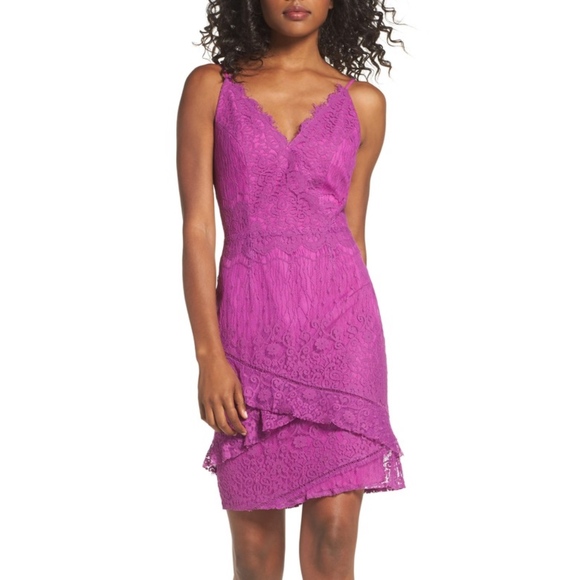 adelyn rae lace cocktail dress